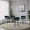 Green Chairs with Black Legs, variant on Sumdeal 2/4-Piece Swivel Bar Stool Set, Cotton Linen Cushions, 360° Rotating Modern Bar Stool Set, Suitable for Kitchen Island, Dining Room, Living Room, Vintage Gray White, Dark Gray, Green