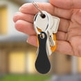 thumbnail image 6 of BESTOYARD 4Pcs Shopping Trolley Tokens Key Rings in Black for Daily Use and Trolley Coin Keyring Users, 6 of 6