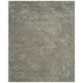 thumbnail image 7 of SAFAVIEH Express Juan Solid Plush Polyester Shag Area Rug, Silver, 5' x 8', 7 of 7