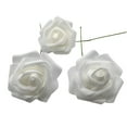 thumbnail image 1 of Naiovety 50 piezas de flores artificiales realistas para el hogar, la Oficina y el Hotel, para interiores y exteriores, fiestas, banquetes, ceremonias, Flores artificiales Blanco Naiovety HA084359-01, 1 of 6