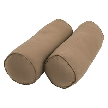 Detroit Red Wings Pillow - Blazing Needles Twill Bolster Pillows with Cording and Inserts - Set of 2