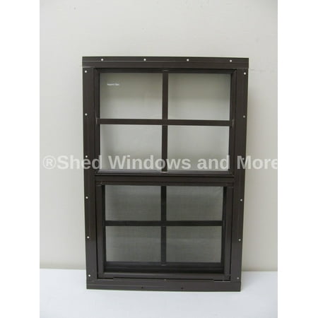Shed Window 14 X 21 Brown Flush Safety Gl Playhouse En Coop Departments