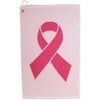 jp lann golf pink ribbon breast cancer awareness golf towel, white/pink, 16 x 24-inch