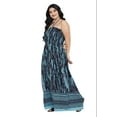 thumbnail image 5 of Oussum Women Long Tube Dress Sleeveless Summer Maxi Plus Size Dresses, Blue, 5 of 7