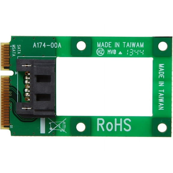 StarTech mSATA to SATA HDD/SSD Adapter Mini SATA to SATA Converter Card