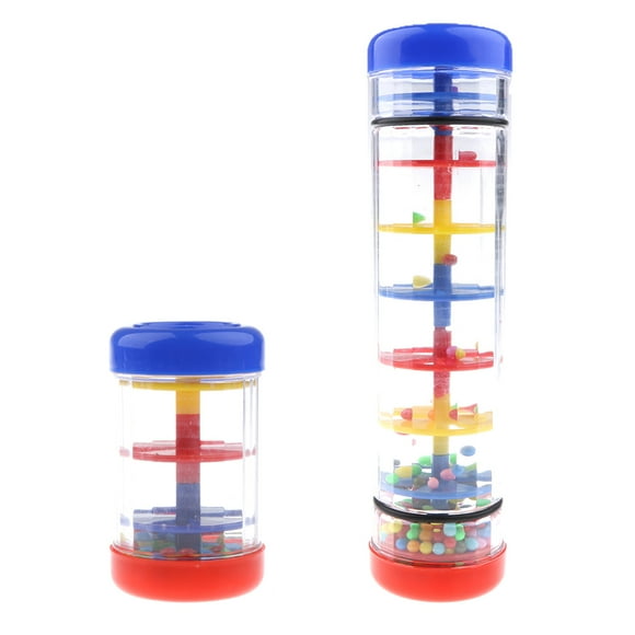 2 Pieces Rainmaker Games Children Accessory Musical Instrument Baby Toy