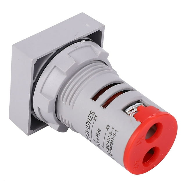 Frequency Measurer, Square Digital Display LED Indication Light AC100~380V 20~75Hz Frequency Measuring Device, High Frequency Machines