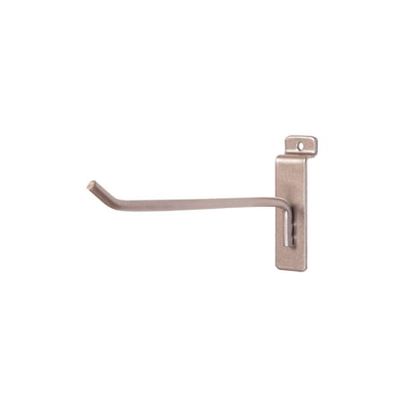 6 inch Rose Gold Slatwall Hook - Pack of 25