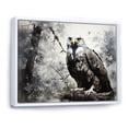 thumbnail image 2 of Designart "Grey Eagle Forms Of Serenity" Animals Floater Framed Wall Decor, 2 of 7