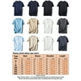 thumbnail image 2 of Capreze Men Casual Beach Henley Shirt Summer Short Sleeve Cotton Linen Tees Button V Neck Basic T Shirt Holiday Tops, 2 of 2