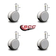 thumbnail image 2 of 3 Inch MRI Safe Casters – 7/16 Grip Ring Stem – Set of 4 – Service Caster, 2 of 2