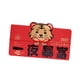 thumbnail image 2 of Sobre rojo plegable, paquete rojo, Año Nuevo chino, suerte, con 6 ranuras, Hong Bao para Cabeza de tigre naranja, 2 of 9