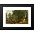 thumbnail image 2 of Asher Brown Durand 18x13 Black Modern Framed Museum Art Print Titled - Forest Scene in the Catskills (Between 1855 and 1860), 2 of 5