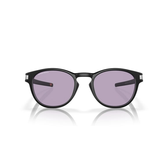 Oakley Men's Oo9349 Latch Low Bridge Fit Round Sunglasses, Black, 53 mm