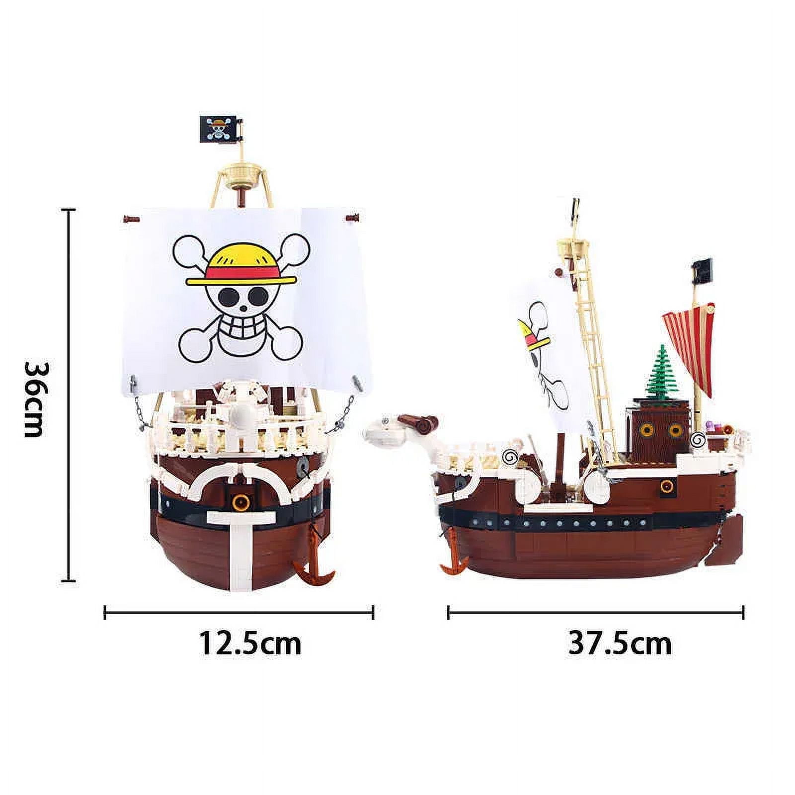Anime One Piece Going Merry Pirates Ship Block Set DIY 1048pcs