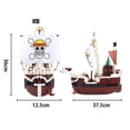 thumbnail image 1 of Anime One Piece Going Merry Pirates Ship Block Set DIY 1048pcs Luffy Boat Model Building Brick Toy For Kids Q0723, 1 of 6