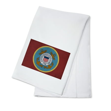 State Dish Towel - United States Coast Guard - Military - Insignia (100% Cotton Kitchen Towel)