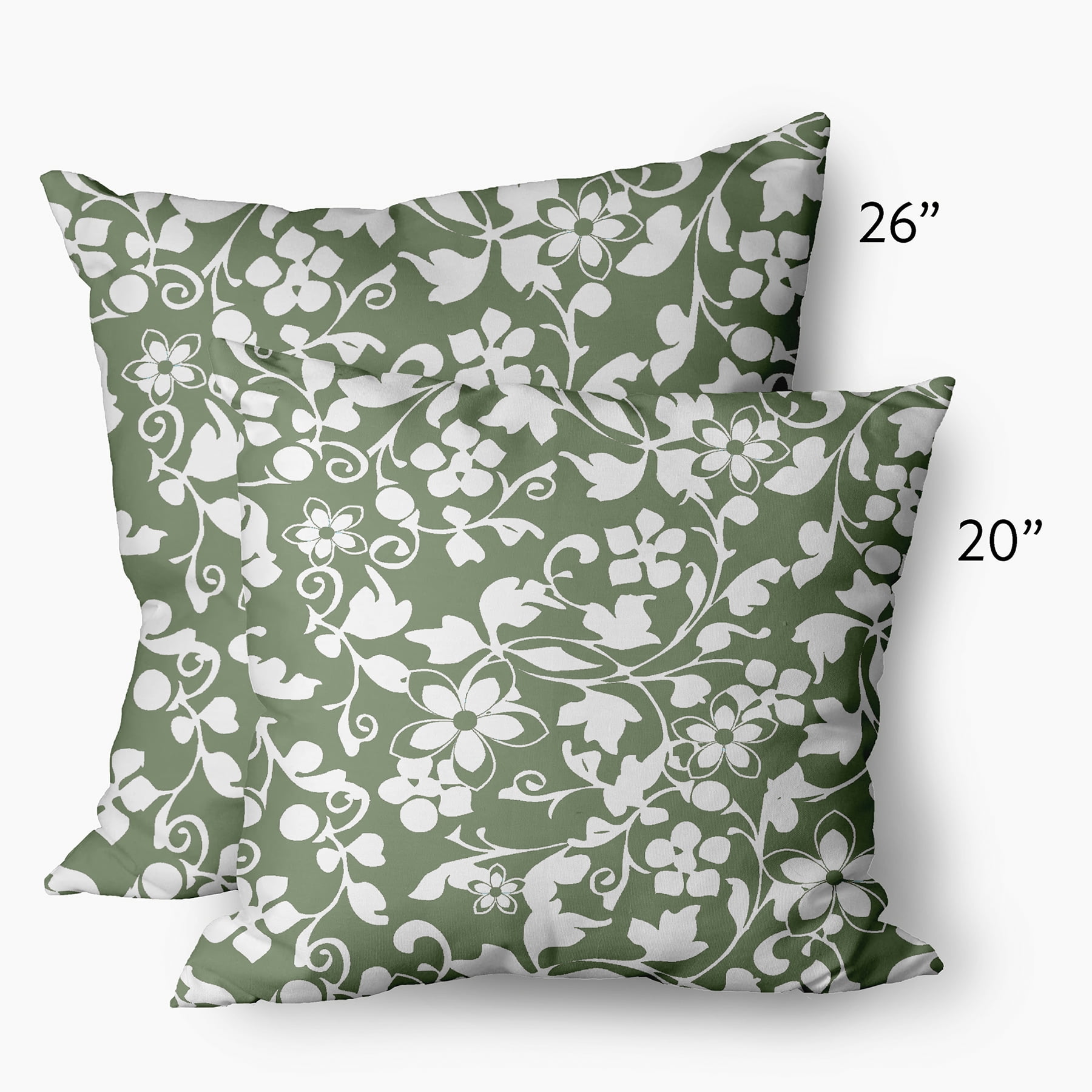 20" x 20" Simply Daisy Evelyn Decorative Throw Pillow