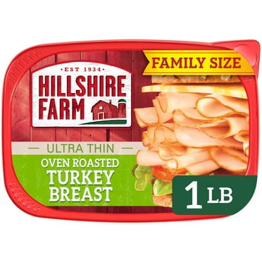 Hillshire Farm Ultra-Thin Sliced Oven Roasted Turkey Breast Deli Lunch Meat, 16 oz Plastic Tub