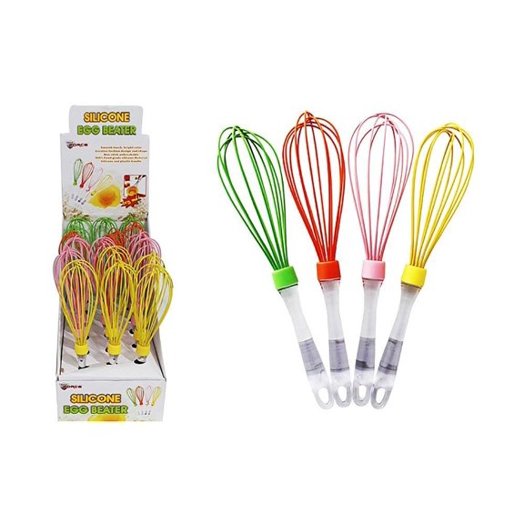 Diamond Visions Max Force 11-1116 Silicone Whisk Set in Assorted Colors 3 Whisks
