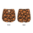 thumbnail image 3 of KLL Halloween Pumpkins Pattern Shorts Women,Athletic Shorts High Waisted Running Shorts Pocket Sporty Short Gym Elastic Workout Shorts-Medium, 3 of 7