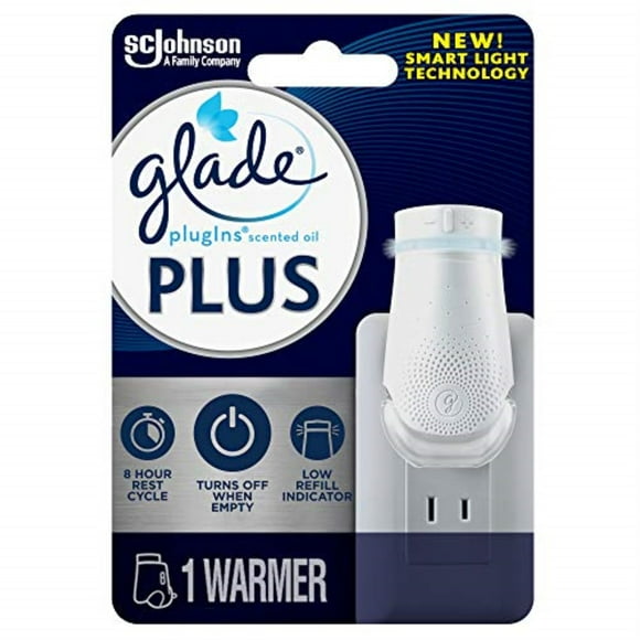 1024125 AIR FRSNR OIL WARMR HLDR Glade Plug-Ins None Scent Air Freshener Oil Warmer 1 oz Liquid (Pack of 5)