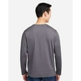thumbnail image 3 of Harriton M118L Unisex Charge Snag and Soil Protect Long Sleeve T-Shirt-Dark Charcoal-4XL, 3 of 6