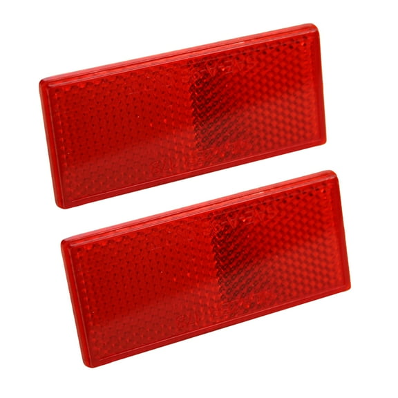 Hopkins Towing Solutions Red Rectangular Stick on Reflectors, B178SRW