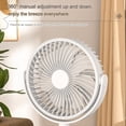 thumbnail image 4 of Mini Ventilador Portátil, Potente Ventilador de Escritorio, Ventilador Recargable USB para Viajes en Interiores y Exteriores, 4 of 5