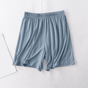 SwiftWear Women's Modal Pajama Set Soft Sleepwear & Loungewear, Loose-Fit Camisole and Shorts Comfort Pjs Blue