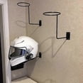 thumbnail image 3 of 6pcs Motorcycle Helmet Holder Rack Wall Mount Hat Stand Display Rack Coat Hat Hook For Hat Cap Jacket Motorcycle Accessories, 3 of 5