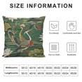 thumbnail image 6 of Acheng Lotus Floral Gardens Duck Chinoiserie Style Pillow Covers Green and White Farmhouse Cushion Cover Pillow Case Asian Accent Toss Pillowcase Rustic Decor for Sofa Living Room Bedroom,2 Pcs White, 6 of 6