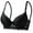 Black, variant on Women's Lace Wire Bra Supportive Solid Color Soft Everyday Bra for Office, Push Up Full Coverage Lightly Lined Bra 40B, Red