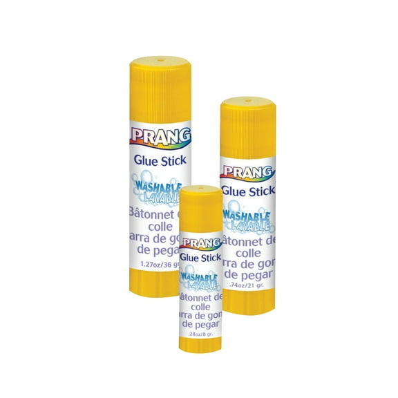Prang Non-Toxic Odorless Washable Glue Stick, 1.27 oz, Clear