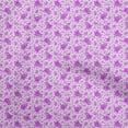 thumbnail image 1 of oneOone Viscose Jersey Purple Fabric Florals Diy Clothing Quilting Fabric Print Fabric By Yard 60 Inch Wide, 1 of 1
