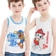thumbnail image 5 of Camisola de algodón sin mangas para niños y niñas de la Patrulla Canina 100 % auténtica, chaleco informal de dibujos animados para niños, verano 2024, 5 of 5