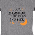 thumbnail image 3 of Inktastic I Love My Auntie to the Moon and Back Boys or Girls Baby Bodysuit, 3 of 4