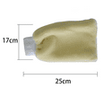 thumbnail image 2 of Natural Lambskin Wool Car Wash Mitt Extra Large Size Scratch-Free Sheepskin Wash Mitt ( 2pack), 2 of 5