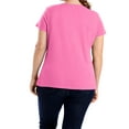 thumbnail image 2 of Hanes Women's X-temp Short Sleeve V-neck T-Shirt, 2 of 2