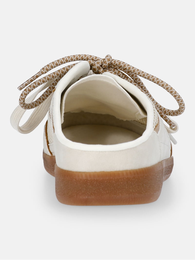 Time and Tru Women's Lace Up Mesh Mule Sneakers - Walmart.com