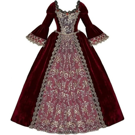Marie Antoinette Rococo Ball Gown Gothic Victorian Dress Christmas Medieval Princess Dress