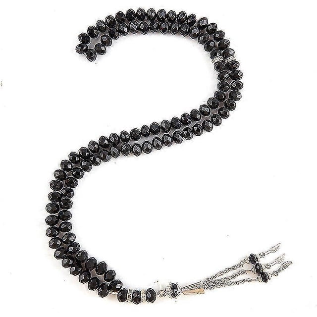 8mm 99 Beads Crystal Prayer Beads Tasbih Tasbeeh Masbaha Bracelet Islamic Muslim