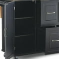 thumbnail image 4 of Pemberly Row Chariot de Cuisine Moderne / Contemporain en Bois Noir, 4 of 44