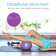 thumbnail image 4 of Tignapoo 25cm Anti-Burst PVC Yoga Ball for Pilates and Fitness - Available in Multiple Colors Including Light Blue, Perfect for Balance and Core Training, 4 of 6