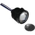 thumbnail image 1 of Letric Lighting Co. Royal Flush 1 Po. OD. G2 LED, Noir avec LED Rouge (2 Fils), 1 of 1