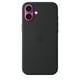 thumbnail image 3 of Funda para teléfono Apple iPhone 16 Plus de silicona con MagSafe Black, 3 of 4