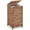 Espresso, variant on LGENHOOM Handwoven Laundry Hamper with Lid, Natural Water Hyacinth Heightened Feet Laundry Basket, Wicker Clothes Hamper with Removable Liner Bag