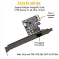 thumbnail image 4 of 2X Tarjeta de Red PCIE A RJ45 10/100/1000Mbps Convertidor PCI Express RJ45 Adaptador LAN Ethernet Gigabit PCIe para PC de Escritorio, 4 of 5
