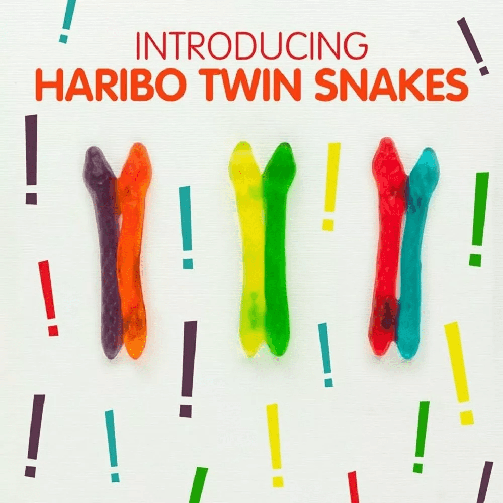 Twin Snakes, Sweet & Sour Gummi Candies, Party Size (4.5 Pound Bag)