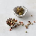 thumbnail image 4 of Creative Co-Op Fluted Stoneware Bowl, White, 4 of 5